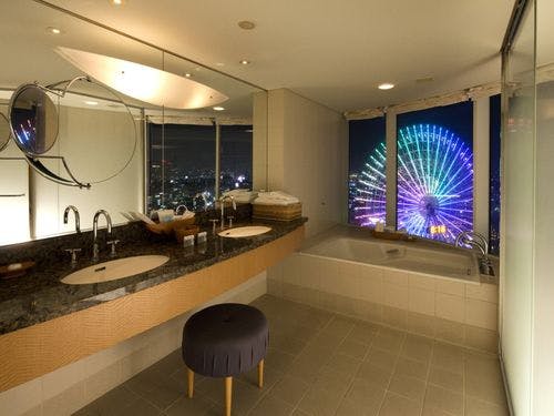 横浜ベイホテル東急の部屋～ビューバス ラグジュアリーキング パークビュー喫煙