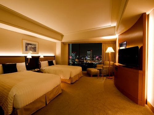 横浜ベイホテル東急の部屋～エグゼクティブツインパークビュー喫煙