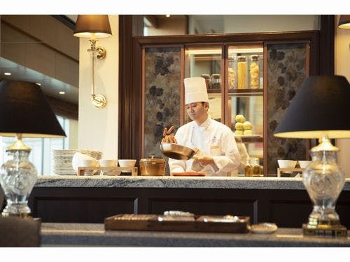 横浜ロイヤルパークホテルのクラブラウンジ朝食