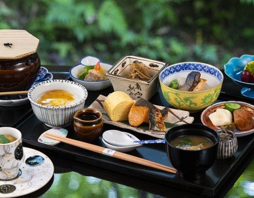 京都ブライトンホテルの京懐石「螢」の朝食　あさげ/朝粥（あさがゆ）