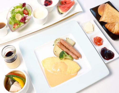 札幌プリンスホテルのロイヤルフロア朝食　定食