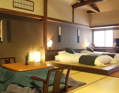 奈良屋の部屋～【泉游亭・きり】和室＋和ベッドルーム＋広縁
