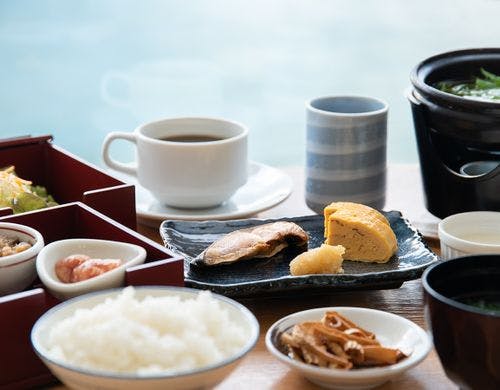 下関市満珠荘の朝食