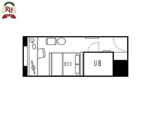 リッチモンドホテルプレミア武蔵小杉の部屋～シングル/喫煙（ベッド幅154cm）