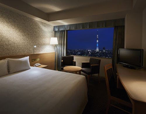 東武ホテルレバント東京の部屋～【禁煙】ダブル20階以上（スカイツリービュー）