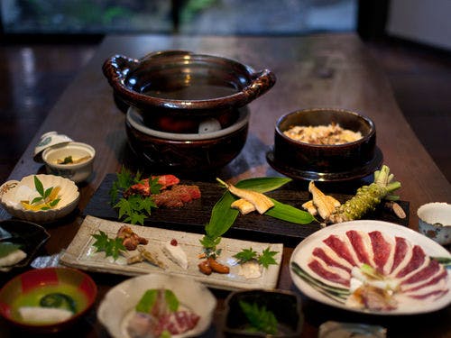 九州山河料理　極楽温泉　匠の宿の九州山河料理会席