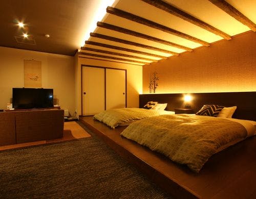 里山の隠れ宿　花富亭 -かふうてい-の部屋～【特別室】露天風呂付和洋室