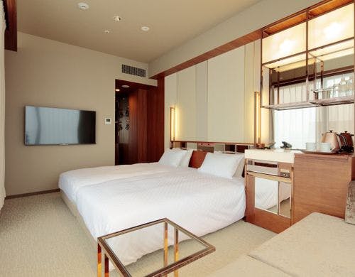 カンデオホテルズ長崎新地中華街の部屋～コーナーツインルーム