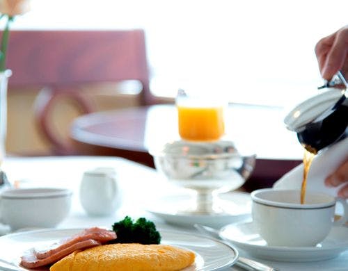 帝国ホテル 大阪のルームサービスご朝食（洋定食）