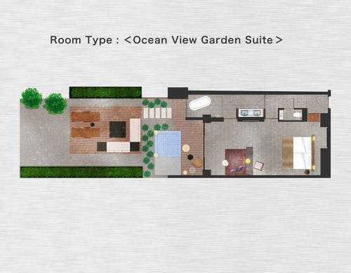 One Suite THE GRAND（ワンスイート　ザ・グランド）の部屋～オーシャンビュー ガーデンスイート
