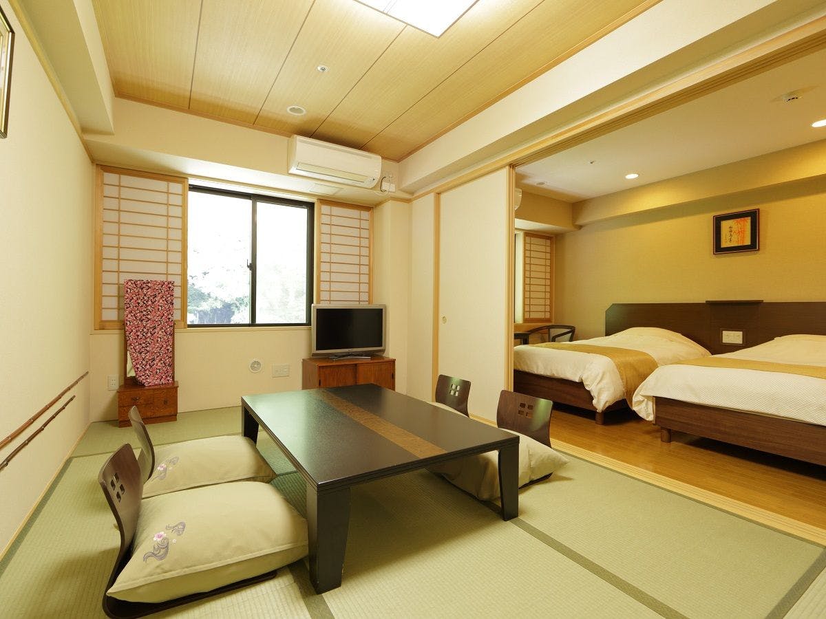 和洋室 44平米(禁煙/和室6畳+洋室ツイン)