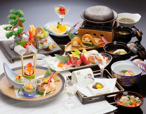 裏磐梯高原ホテルの和食会席料理・一例【グレードアップメニュー】