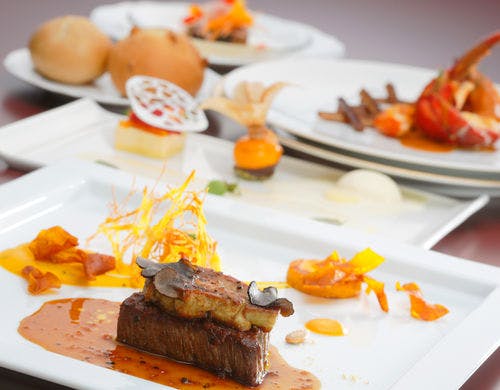 裏磐梯高原ホテルの西洋料理「フレンチフルコース」イメージ