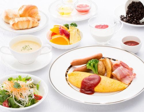 ホテルベルクラシック東京の和食または洋食セットメニュー