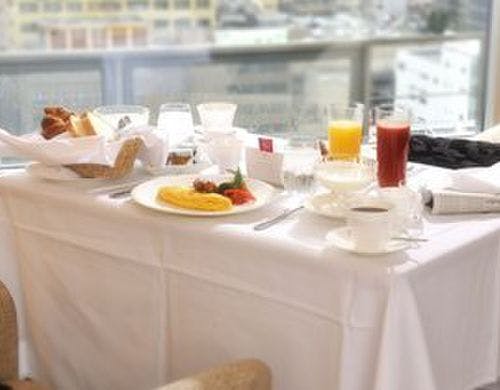 ホテルグランヴィア京都のアメリカンブレックファスト または 和朝食