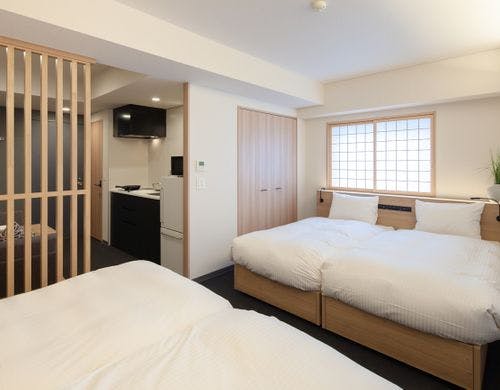 MIMARU東京 上野EASTの部屋～ファミリースタンダードルーム（4シングル）