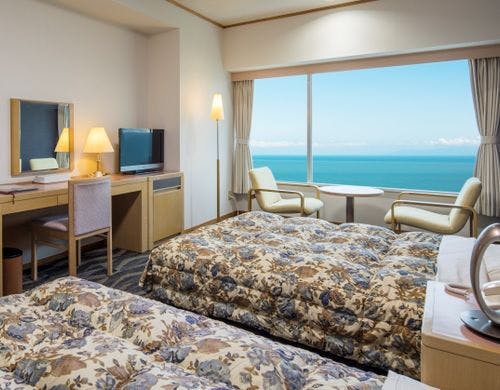 ホテルアンビア松風閣の部屋～A:オーシャンビュー富士山＆駿河湾一望　【洋室ツイン】