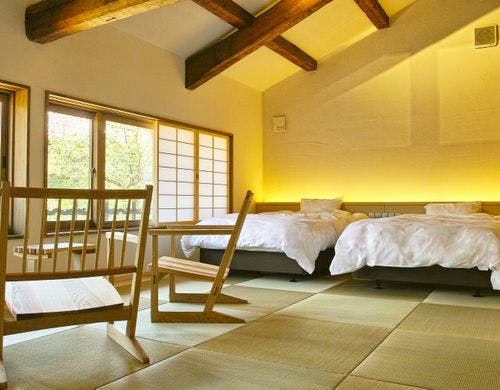 新庄宿 須貝邸の部屋～桜並木を望む部屋