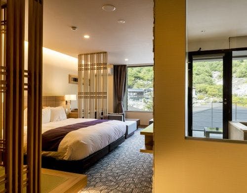 Mt.Resort 雲仙九州ホテルの部屋～テラスプレミアキングベットダブル3階