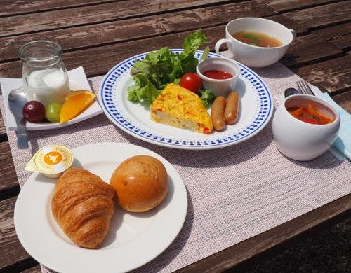 平泉倶楽部～FARM&RESORT～のケータリング朝食（洋食）