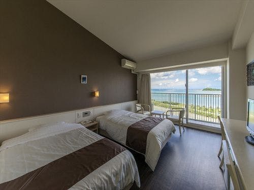 ホテルグランビューガーデン沖縄の部屋～オーシャンビューツイン禁煙ルーム