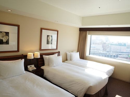 ANAクラウンプラザホテル岡山の部屋～2シングルベッド　25平米（禁煙）3名利用可