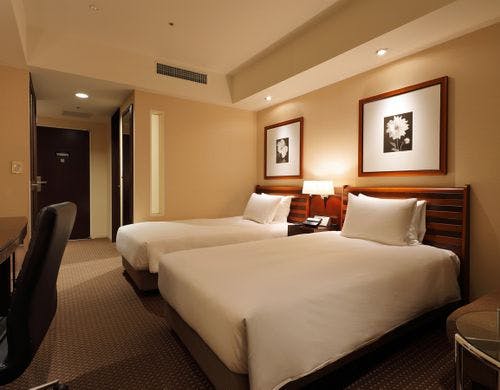 ANAクラウンプラザホテル岡山の部屋～2シングルベッド　25平米（禁煙）