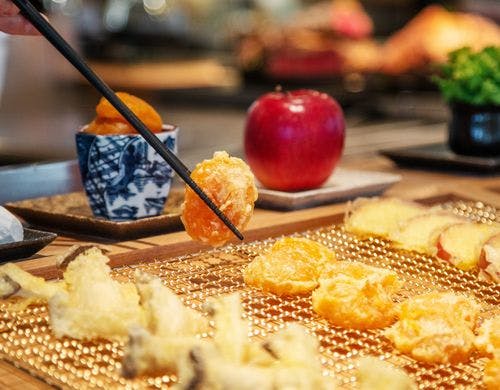 ホテルハーヴェスト旧軽井沢の30種類以上の和洋食が愉しめる「グランブッフェ」