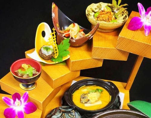 犬吠埼観光ホテルの銚子ならではの食材を用いた会席料理