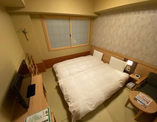 天然温泉 吉野桜の湯 御宿 野乃 奈良（ドーミーインチェーン）の部屋～コンパクトツイン